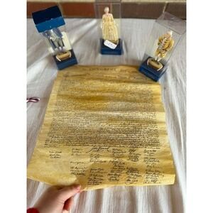 Colonial Williamsburg 2003 Sculpted Figurines Series Lord & Lady Dunmore & Henry